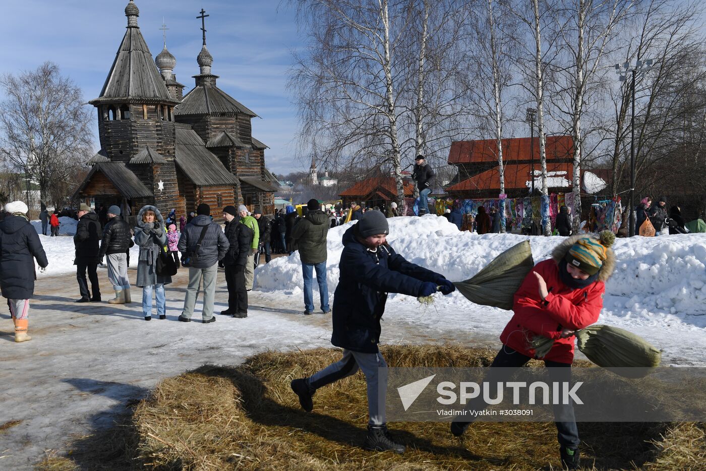 Maslenitsa celebrated in Russian cities