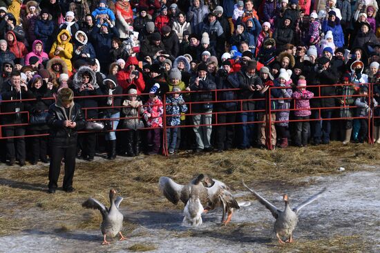 Maslenitsa celebrated in Russian cities