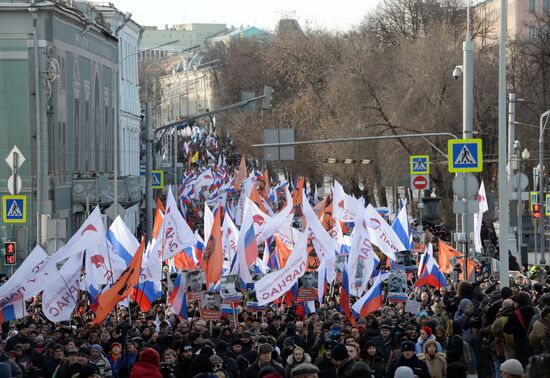 March to commemorate Boris Nemtsov