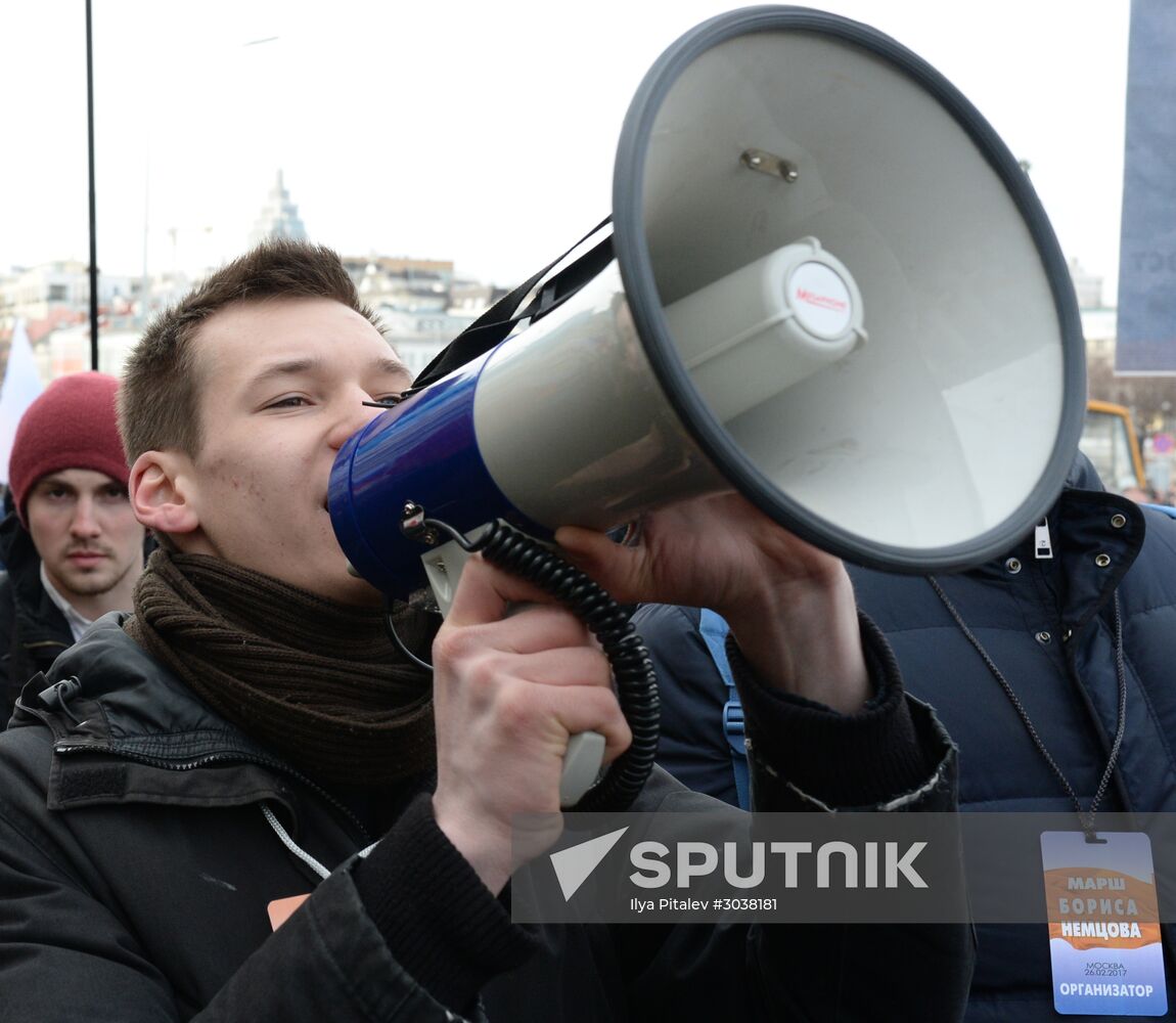 March to commemorate Boris Nemtsov