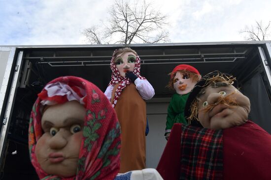 Maslenitsa celebrated in Russian cities