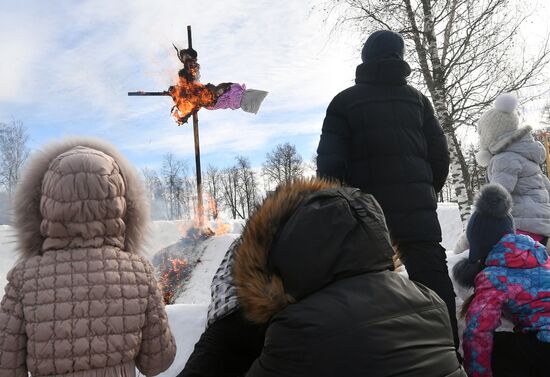 Maslenitsa celebrated in Russian cities