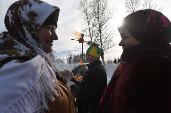 Maslenitsa celebrated in Russian cities