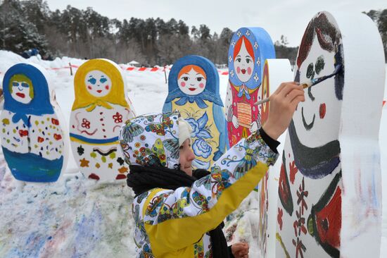 Maslenitsa celebrated in Russian cities