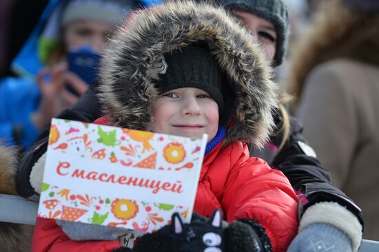 Maslenitsa celebrated in Russian cities