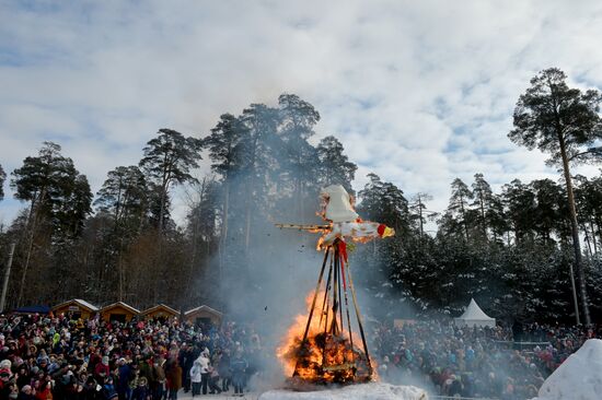 Maslenitsa celebrated in Russian cities