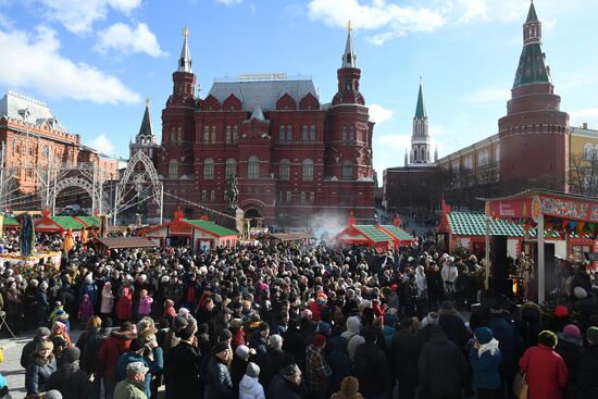 Maslenitsa festivities in Moscow