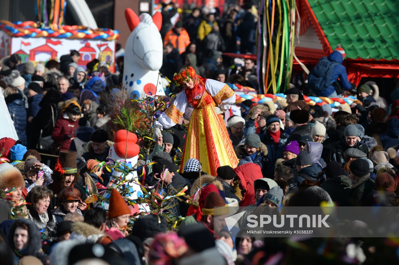 Maslenitsa festivities in Moscow