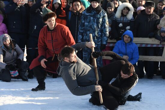 Maslenitsa celebrated in Russian cities