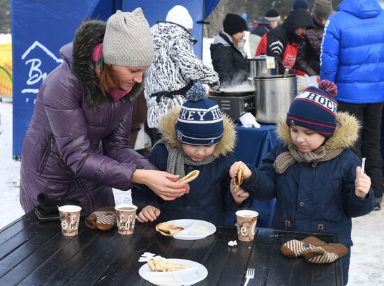 Maslenitsa celebrated in Russian cities