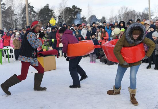 Maslenitsa celebrated in Russian cities