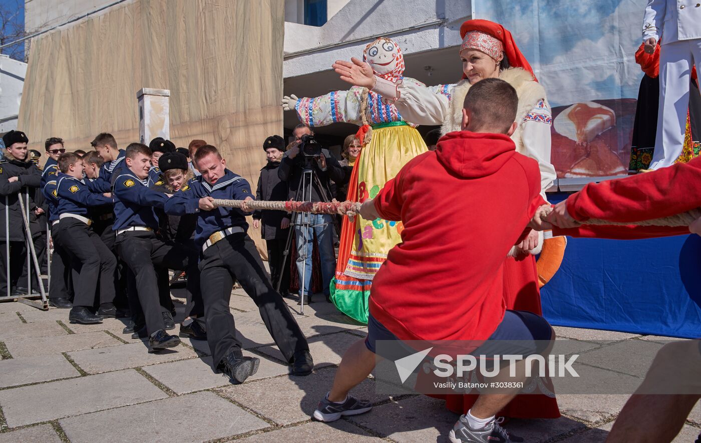 Maslenitsa celebrated in Russian cities