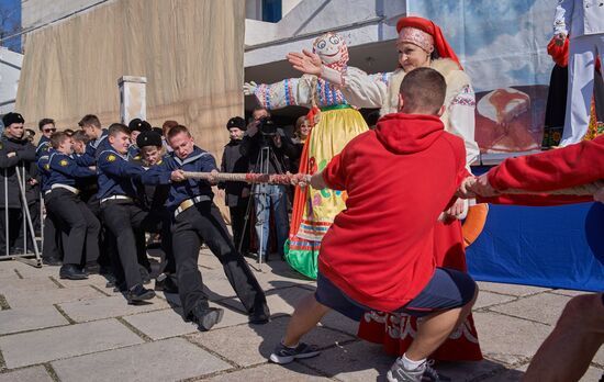 Maslenitsa celebrated in Russian cities