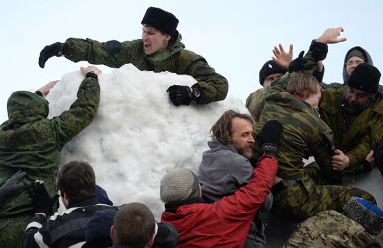 Maslenitsa celebrated in Russian cities