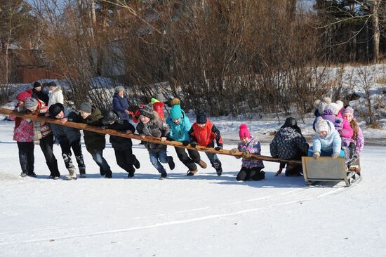 Maslenitsa celebrated in Russian cities