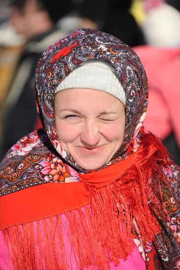 Maslenitsa celebrated in Russian cities