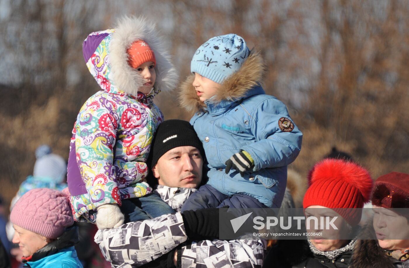 Maslenitsa celebrated in Russian cities