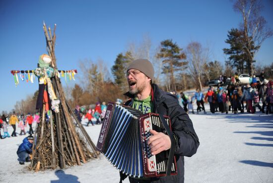 Maslenitsa celebrated in Russian cities