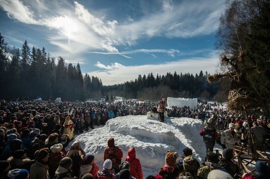Maslenitsa celebrated in Russian cities