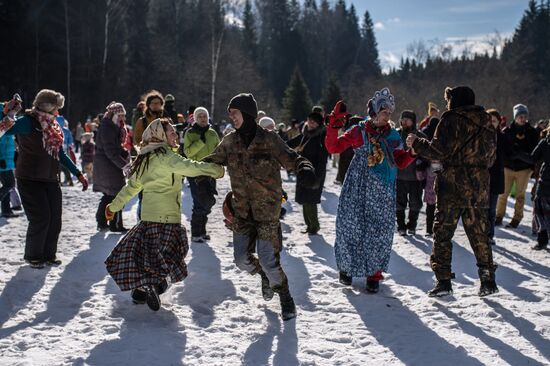 Maslenitsa celebrated in Russian cities