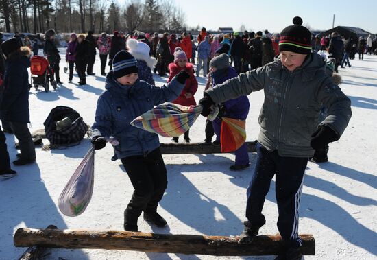 Maslenitsa celebrated in Russian cities