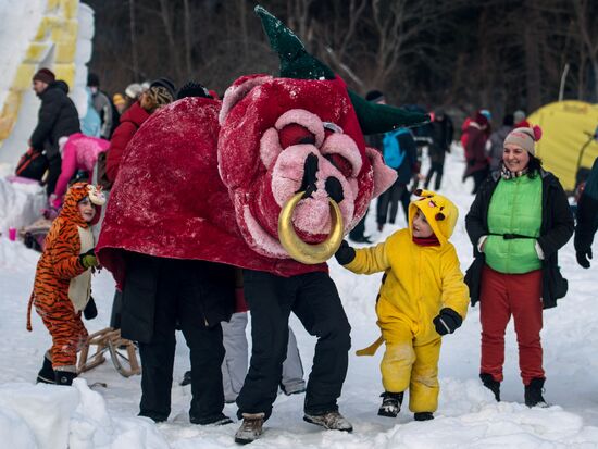 Maslenitsa celebrated in Russian cities