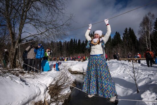 Maslenitsa celebrated in Russian cities