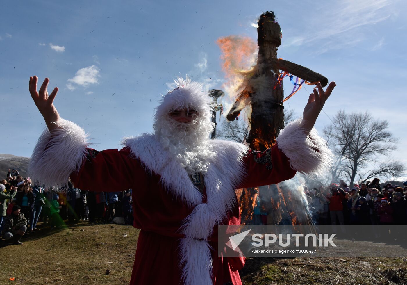Maslenitsa celebrated in Russian cities