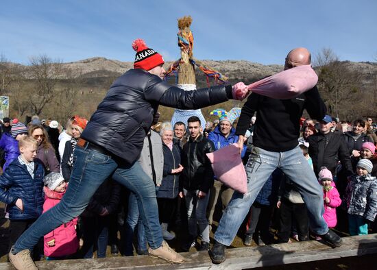 Maslenitsa celebrated in Russian cities