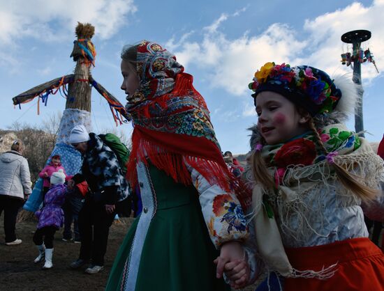 Maslenitsa celebrated in Russian cities