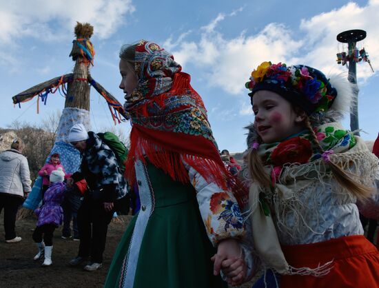 Maslenitsa celebrated in Russian cities