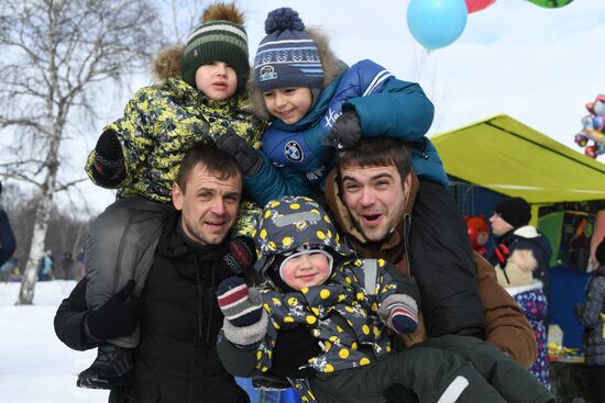 Maslenitsa celebrated in Russian cities