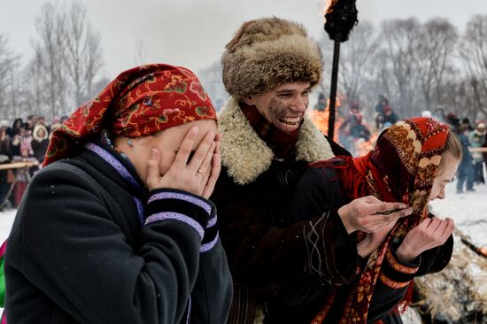 Maslenitsa celebrated in Russian cities