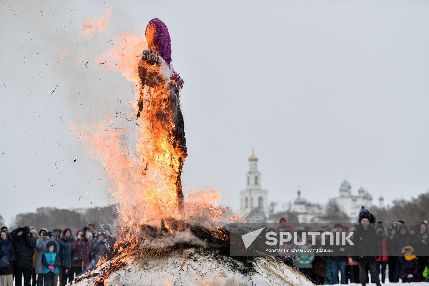 Maslenitsa celebrated in Russian cities