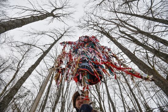 Maslenitsa celebrated in Russian cities