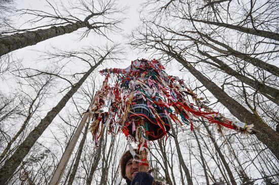 Maslenitsa celebrated in Russian cities