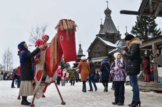 Maslenitsa celebrated in Russian cities
