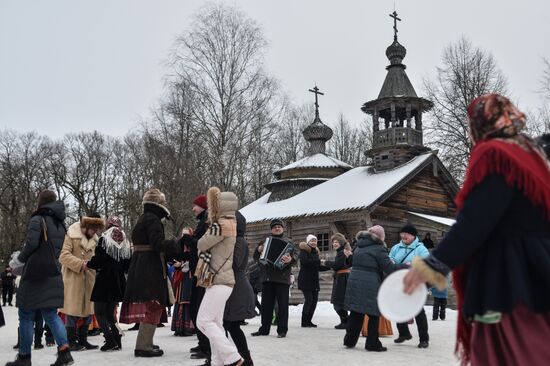 Maslenitsa celebrated in Russian cities