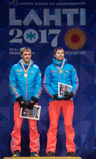 FIS Nordic World Ski Championships. Cross-country skiing. Men. Team sprint