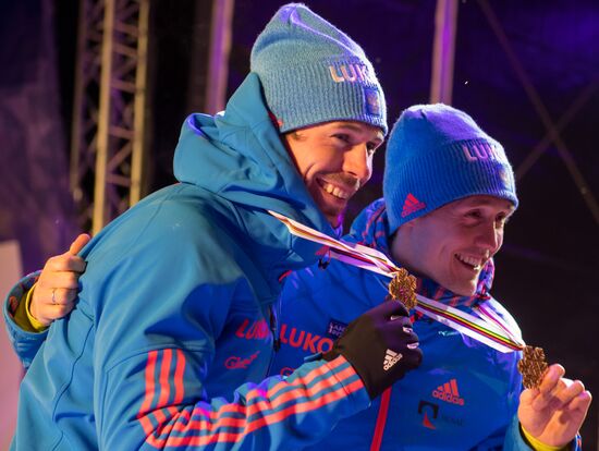 FIS Nordic World Ski Championships. Cross-country skiing. Men. Team sprint