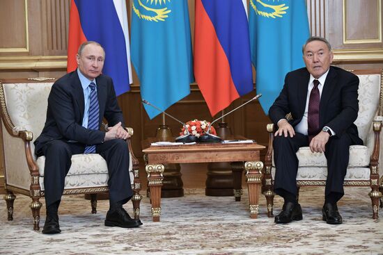 Russian President Vladimir Putin visits Kazakhstan