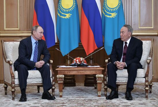Russian President Vladimir Putin visits Kazakhstan