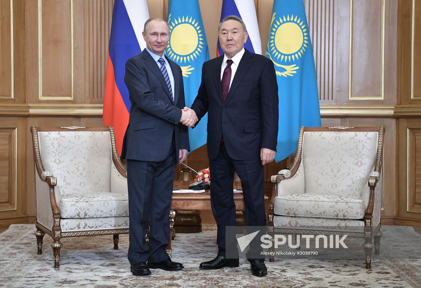 Russian President Vladimir Putin visits Kazakhstan