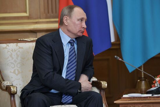 Russian President Vladimir Putin visits Kazakhstan