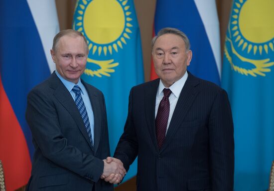 Russian President Vladimir Putin visits Kazakhstan