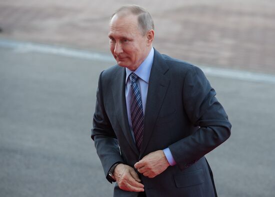 Russian President Vladimir Putin visits Kazakhstan