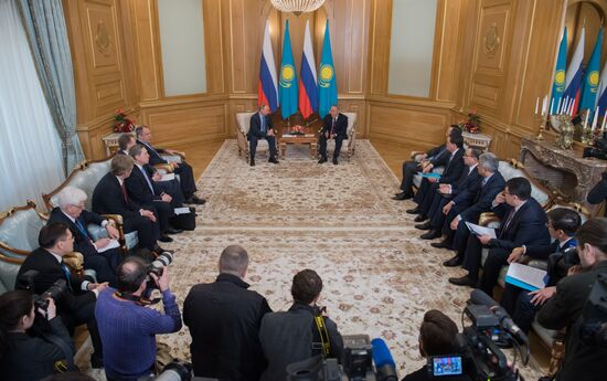 Russian President Vladimir Putin visits Kazakhstan
