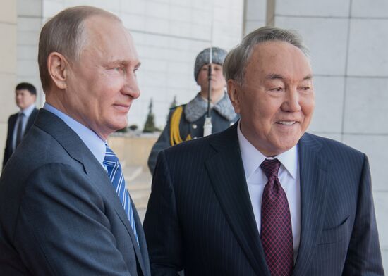 Russian President Vladimir Putin visits Kazakhstan