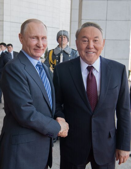 Russian President Vladimir Putin visits Kazakhstan