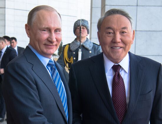 Russian President Vladimir Putin visits Kazakhstan